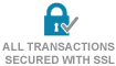 All transactions secured with SSL